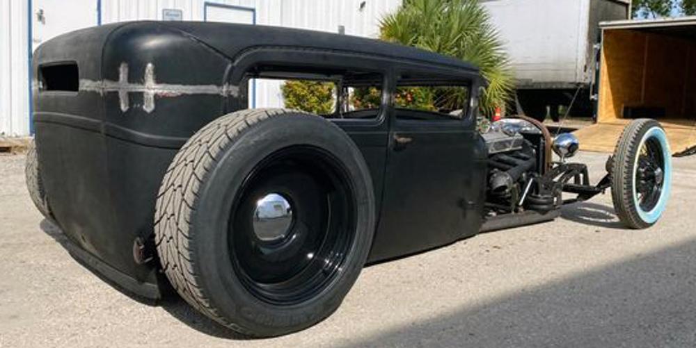Ford Model A with U.S. Wheel Smoothie (Series 510) Extended Sizing